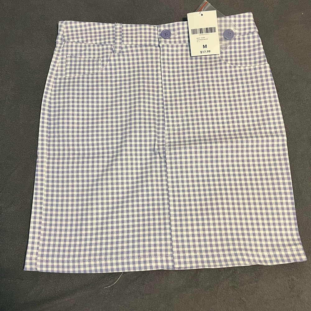 Forever 21 Purple Plaid Mini Skirt